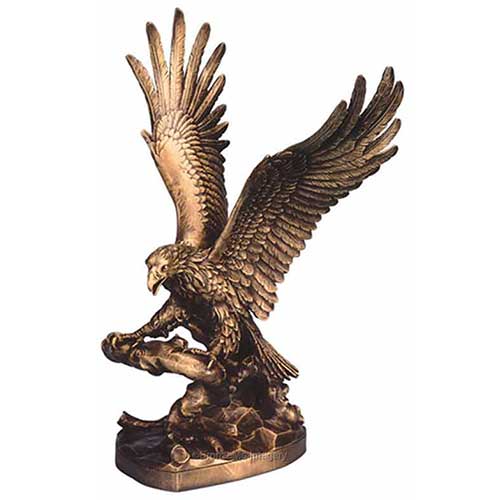 bronze statue, bronze eagle statue